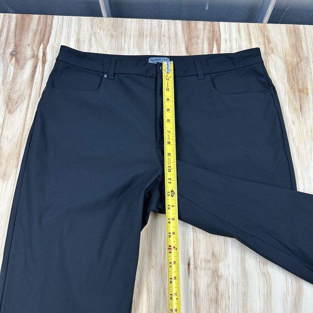VRST Men's 36x32 Black Performance Golf Pants Stretch Athletic Trousers - Picture 7 of 9